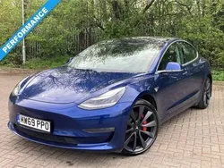 Blue Used 2019 Tesla Model 3 Performance Sedan | £30,495