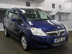Blue Used 2009 Vauxhall Zafira MPV | £1,395 (Fair price)