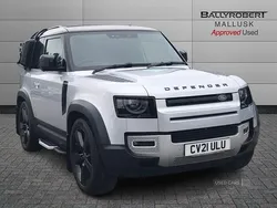 Silver Used 2021 Land Rover Defender First Edition SUV | £45,995 (Fair price)