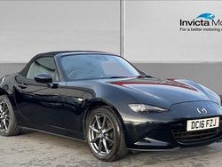 Black Used 2016 Mazda MX5 Inclusive Cabriolet | £13,500 (Fair price)