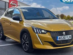 Yellow Used 2020 Peugeot 208 GT-line Hatchback | £15,590 (Fair price)