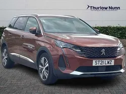 Bronze Used 2021 Peugeot 5008 Allure Premium MPV | £16,200 (Fair price)
