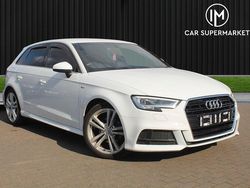 White Used 2017 Audi A3 Sportback S-Line Hatchback | £11,885 (Good price)