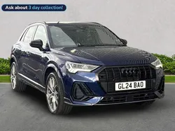Blue Used 2024 Audi Q3 Black Edition SUV | £32,126 (Fair price)