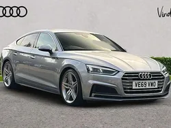Silver Used 2019 Audi A5 Sportback S-Line Hatchback | £21,910 (Fair price)