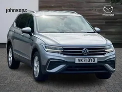 Silver Used 2021 VW Tiguan Allspace Life SUV | £20,750 (Fair price)