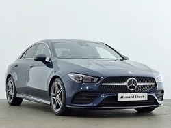 Blue Used 2021 Mercedes CLA200 AMG line Sedan | £21,498 (Fair price)