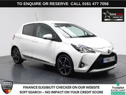 White Used 2018 Toyota Yaris Design Hatchback | £9,780 (Fair price)