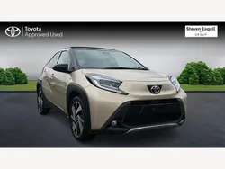 Beige Used 2022 Toyota Aygo Hatchback | £15,589 (A bit pricey)