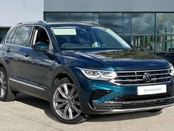 Blue Used 2022 VW Tiguan Elegance SUV | £26,160 (Good price)