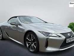 Silver Used 2020 Lexus LC 500 Sport Line Cabriolet | £74,444