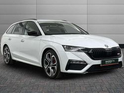 Moon white metallic Used 2021 Skoda Octavia vRS Estate | £25,750 (Expensive)