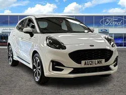 White Used 2021 Ford Puma ST-Line Hatchback | £15,395 (Fair price)