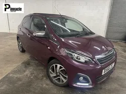 Mauve/purple Used 2016 Peugeot 108 Allure Hatchback | £4,995 (Fair price)