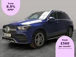 Blue Used 2021 Mercedes GLE350 AMG line SUV | £36,165