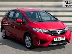 Milano red Used 2016 Honda Jazz SE Hatchback | £8,165 (Fair price)