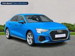 Blue Used 2020 Audi A3 Comfort Sedan | £20,337 (Fair price)