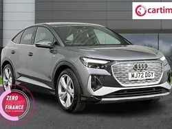 Grey Used 2023 Audi Q4 Sportback e-tron S-Line SUV | £26,500