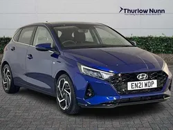 Blue Used 2021 Hyundai i20 Premium Hatchback | £12,830 (Fair price)