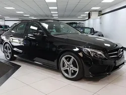 Black Used 2018 Mercedes C200 AMG Line Premium Sedan | £17,949 (Fair price)