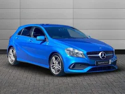 Blue Used 2016 Mercedes A180 AMG line Hatchback | £11,795 (Fair price)