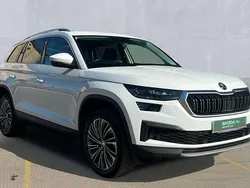 Moon white Used 2024 Skoda Kodiaq SE L Executive SUV | £29,350 (Fair price)