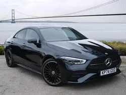 Black Used 2024 Mercedes CLA200 AMG Line Premium Plus Coupe | £31,449 (Fair price)