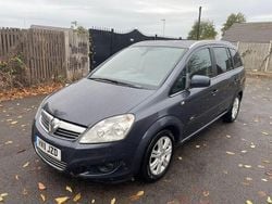 Blue Used 2011 Vauxhall Zafira Design Edition MPV | £1,395 (Good price)
