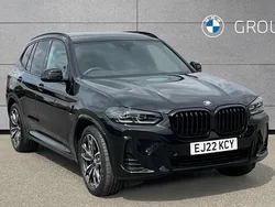 Black Used 2022 BMW X3 M Sport SUV | £37,850 (Fair price)