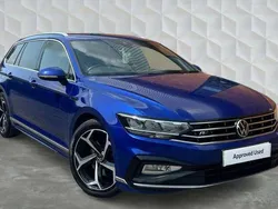 Blue Used 2022 VW Passat R-line Estate | £20,050 (Expensive)