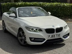 White Used 2015 BMW 220 Sport Line Cabriolet | £9,495 (Fair price)