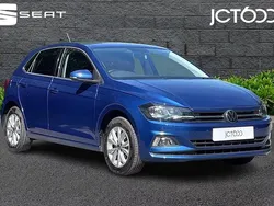 Blue Used 2021 VW Polo Match Hatchback | £14,450 (Fair price)
