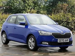Energy blue Used 2021 Skoda Fabia SE Hatchback | £8,995 (Fair price)