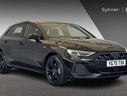 Black New 2025 Audi A3 e-tron S-Line Hatchback | £36,000 (Expensive)