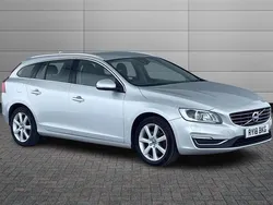 Bright silver Used 2018 Volvo V60 SE Lux Estate | £13,490 (Super price)