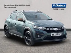 Metallic cedar green Used 2024 Dacia Sandero Extreme Hatchback | £15,750 (Fair price)