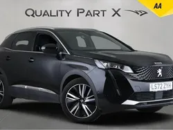 Black Used 2022 Peugeot 3008 Premium Hatchback | £18,679 (Fair price)
