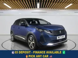 Blue Used 2021 Peugeot 3008 Allure SUV | £15,199 (Fair price)