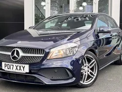 Blue Used 2017 Mercedes A180 AMG line Hatchback | £11,995 (A bit pricey)