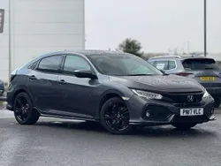 Polished metal Used 2017 Honda Civic Sport Hatchback | £9,990 (Fair price)