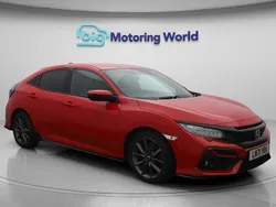 Red Used 2021 Honda Civic Sport Hatchback | £14,600 (Fair price)