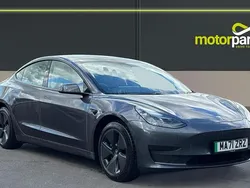 Grey metallic Used 2021 Tesla Model 3 Standard Range Sedan | £16,250 (Fair price)
