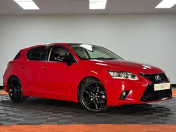 Red/black Used 2017 Lexus CT200h Sport Line Hatchback | £11,450 (Fair price)