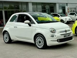 White Used 2023 Fiat 500 Hatchback | £11,693 (Fair price)
