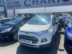 White Used 2016 Ford Ecosport Titanium S SUV | £5,750 (Fair price)