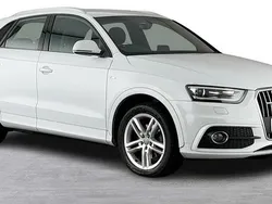 Ibis white Used 2013 Audi Q3 S-Line SUV | £8,875 (Fair price)