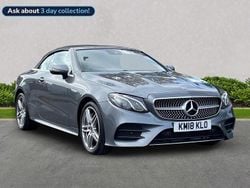 Grey Used 2018 Mercedes E350 AMG line Cabriolet | £18,999 (A bit pricey)