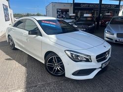 White Used 2018 Mercedes CLA180 AMG line Sedan | £13,695 (Fair price)