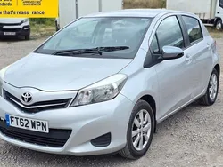 Silver Used 2012 Toyota Yaris Hatchback | £4,288 (Fair price)