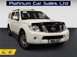 White Used 2012 Nissan Pathfinder Tekna SUV | £9,995